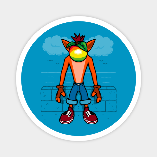 Surrealist Bandicoot! Magnet by Raffiti